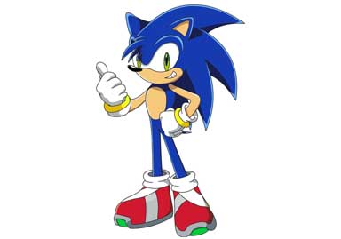 Sonic para colorear