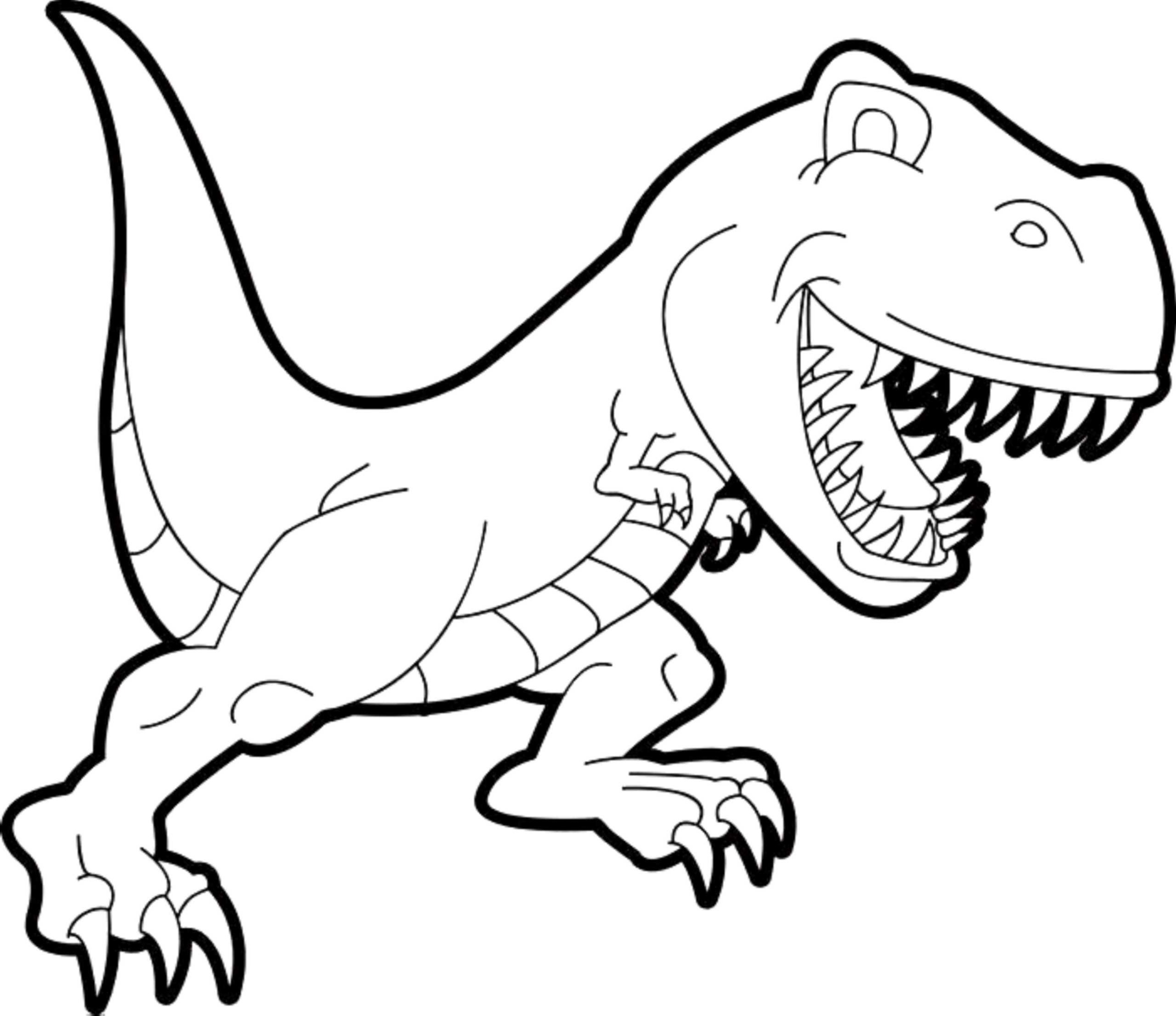 Dinosaurios para colorear 🥇 ¡Dibujos para imprimir y pintar!