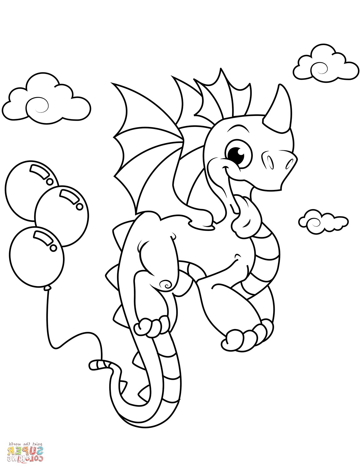 Dibujos de Dragones para colorear Mundo Primaria