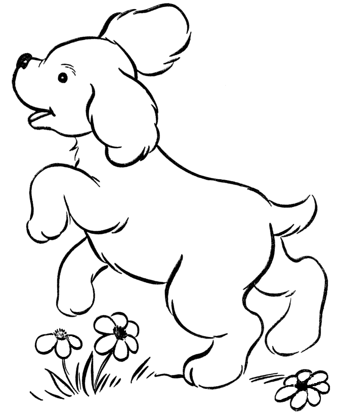 Perros para colorear 🥇 ¡Dibujos para imprimir y pintar!