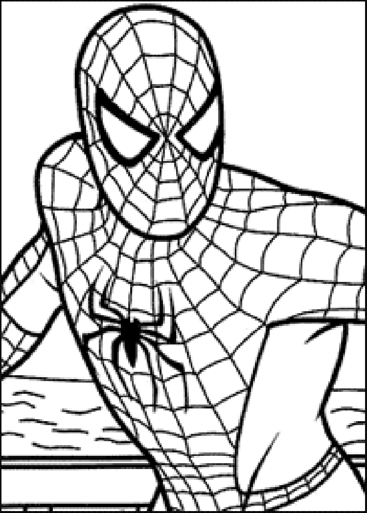 Spiderman para colorear 🥇 ¡Dibujos para imprimir y pintar!