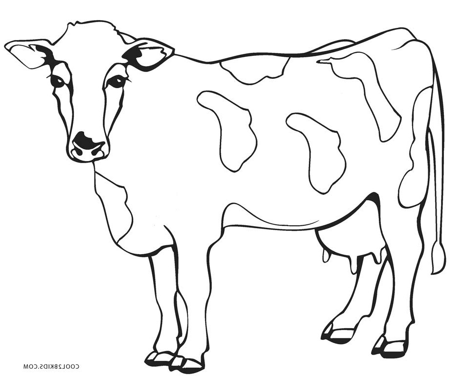Vacas para colorear 🥇 ¡DIBUJOS para imprimir y pintar!