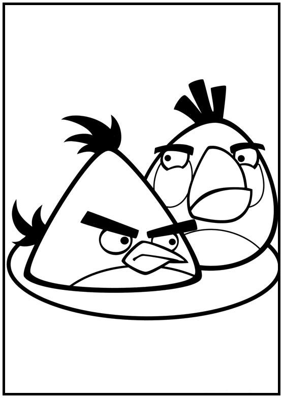 Dibujos para colorear e imprimir Angry Birds