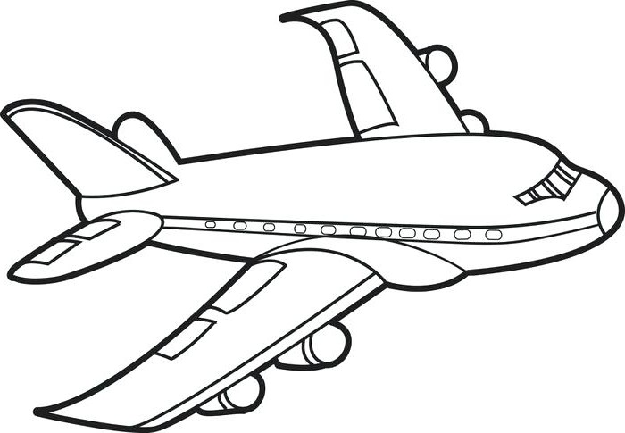 Dibujos para colorear e imprimir Aviones