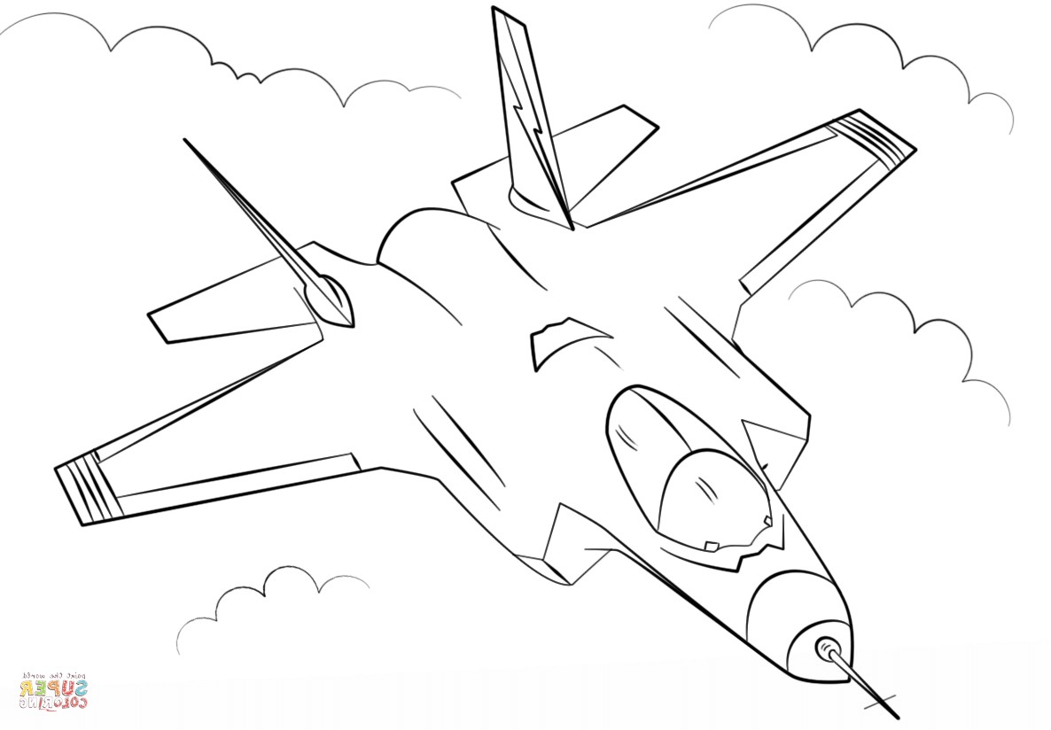 Dibujos para colorear e imprimir Aviones