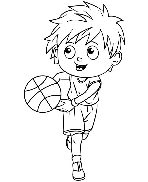 Dibujos para colorear e imprimir Baloncesto