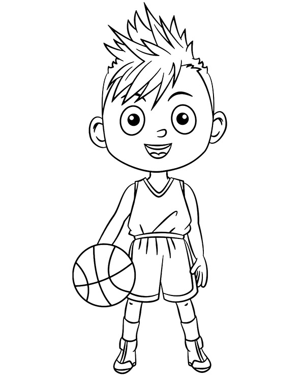 Dibujos para colorear e imprimir Baloncesto