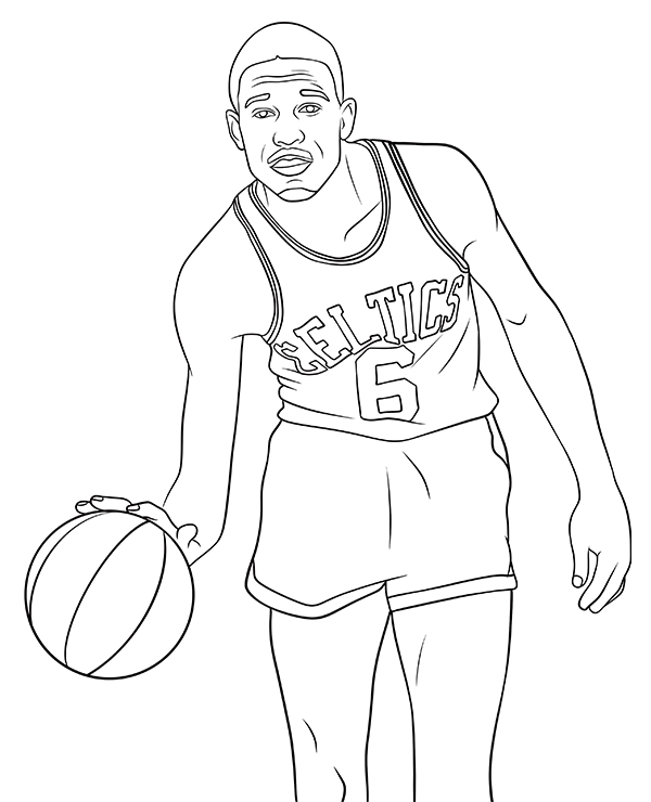 Dibujos para colorear e imprimir Baloncesto