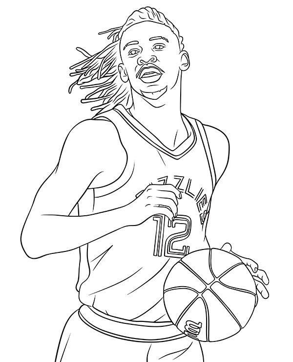 Dibujos para colorear e imprimir Baloncesto