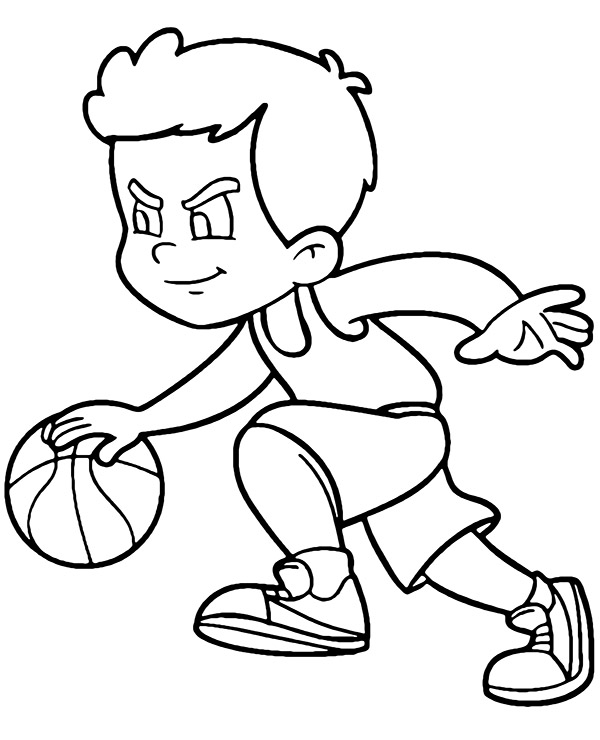 Dibujos para colorear e imprimir Baloncesto