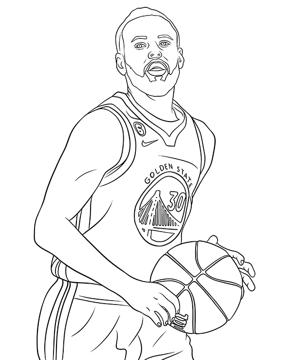 Dibujos para colorear e imprimir Baloncesto