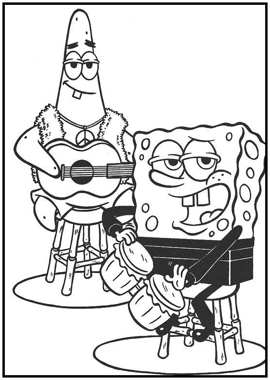 Dibujos para colorear e imprimir Bob Esponja