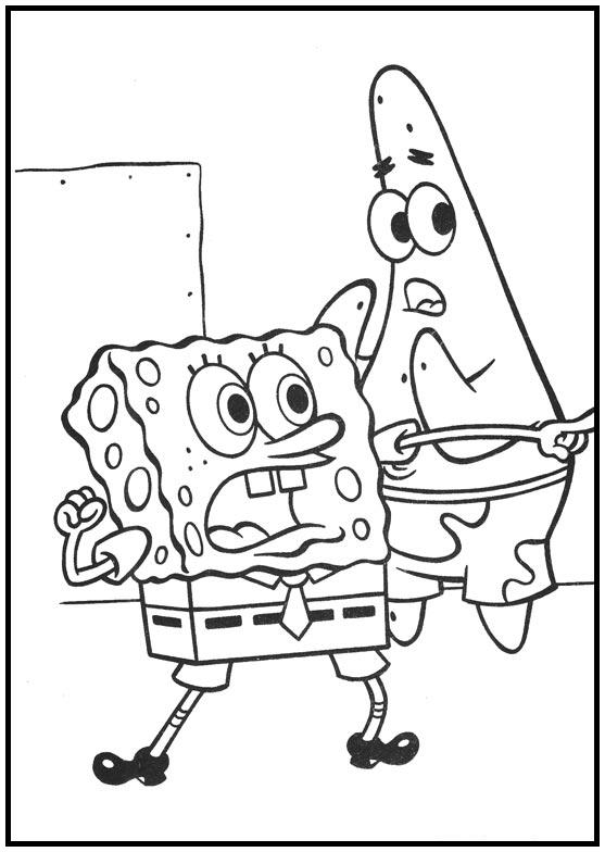 Dibujos para colorear e imprimir Bob Esponja