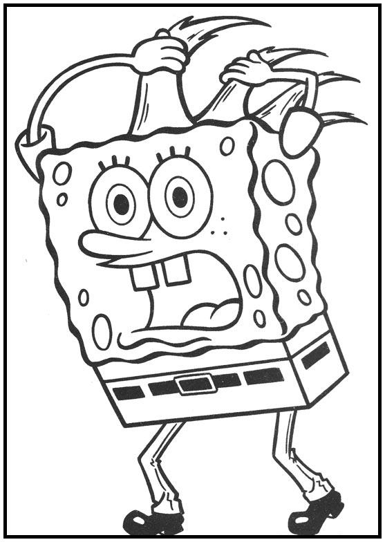 Dibujos para colorear e imprimir Bob Esponja