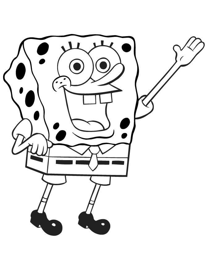 Dibujos para colorear e imprimir Bob Esponja