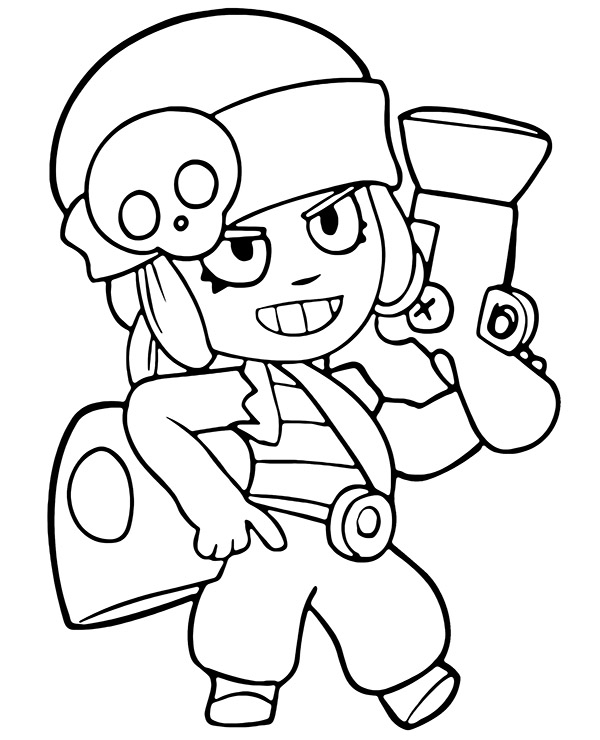 Dibujos para colorear e imprimir Brawl Stars