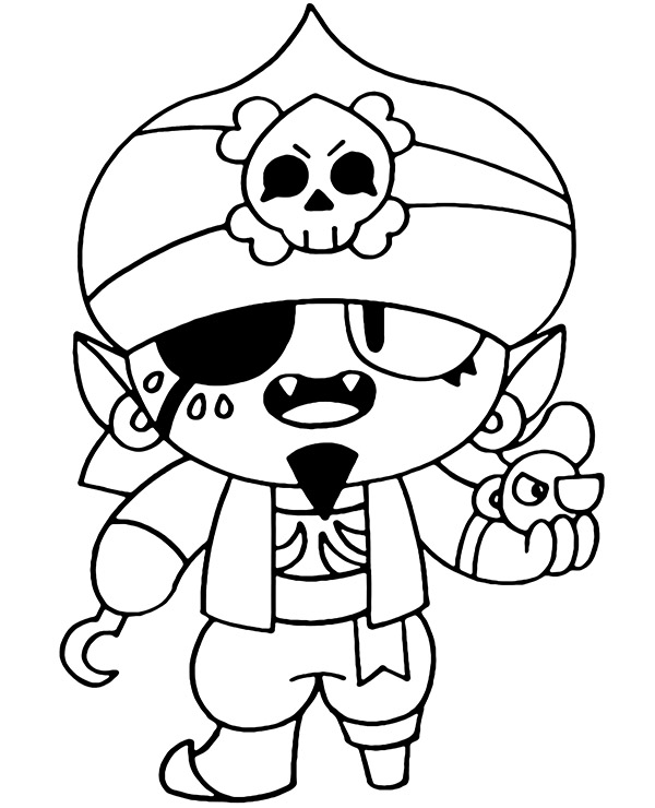 Dibujos para colorear e imprimir Brawl Stars