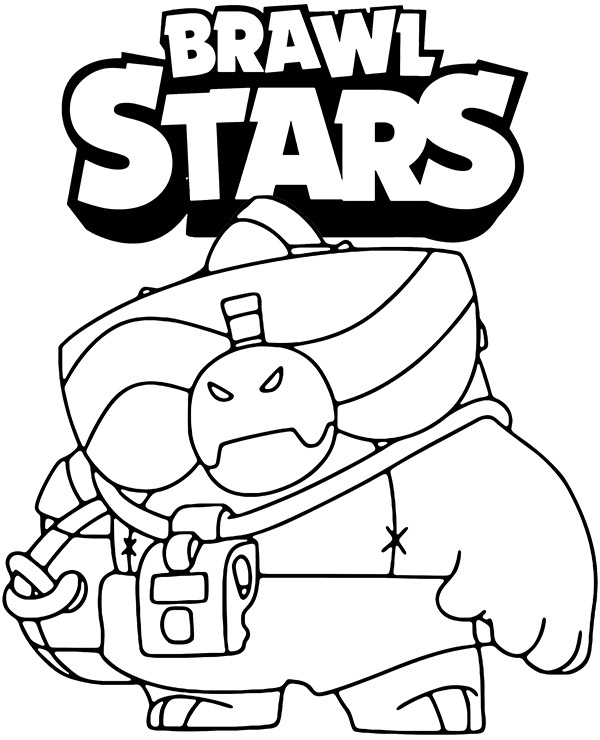 Dibujos para colorear e imprimir Brawl Stars