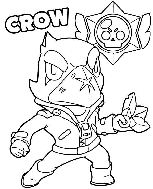 Dibujos para colorear e imprimir Brawl Stars