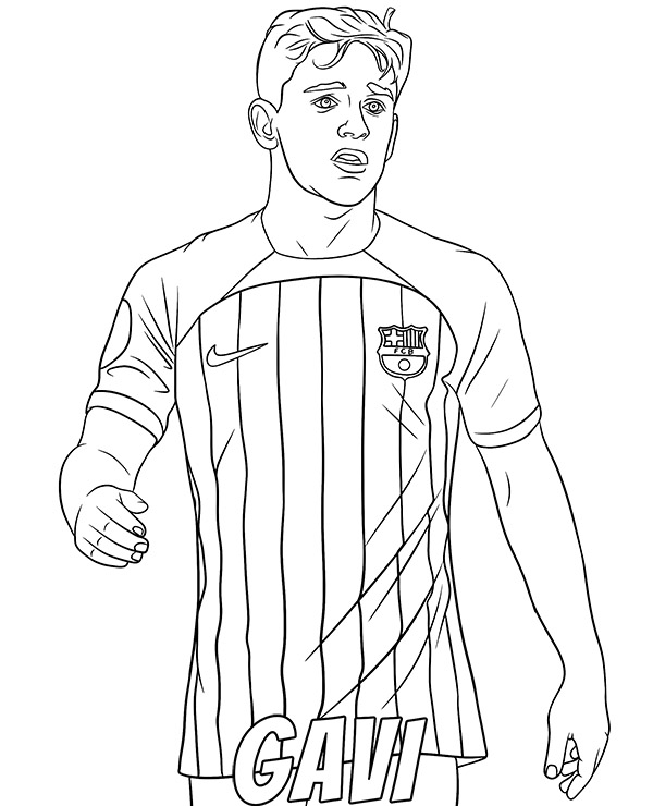 Dibujos para colorear e imprimir Deportistas Famosos