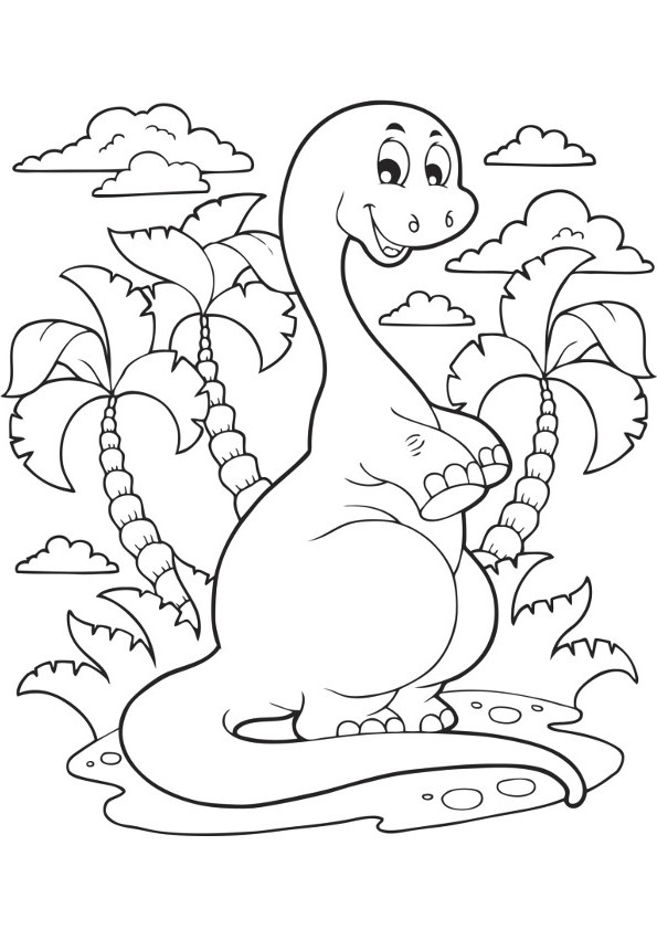 Dibujos para colorear e imprimir Dinosaurios