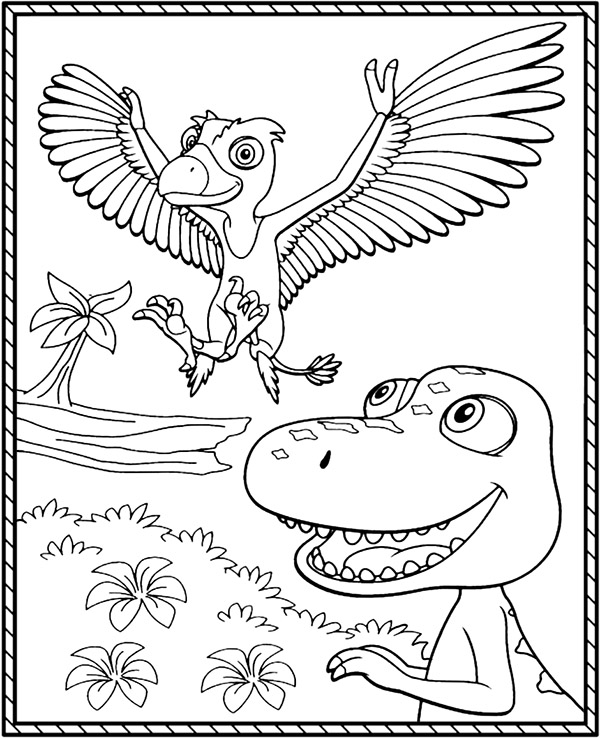 Dibujos para colorear e imprimir Dinosaurios