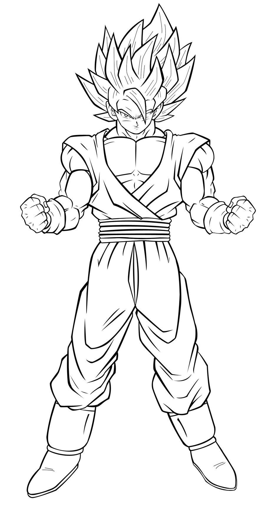 Dibujos para colorear e imprimir Dragon Ball Z