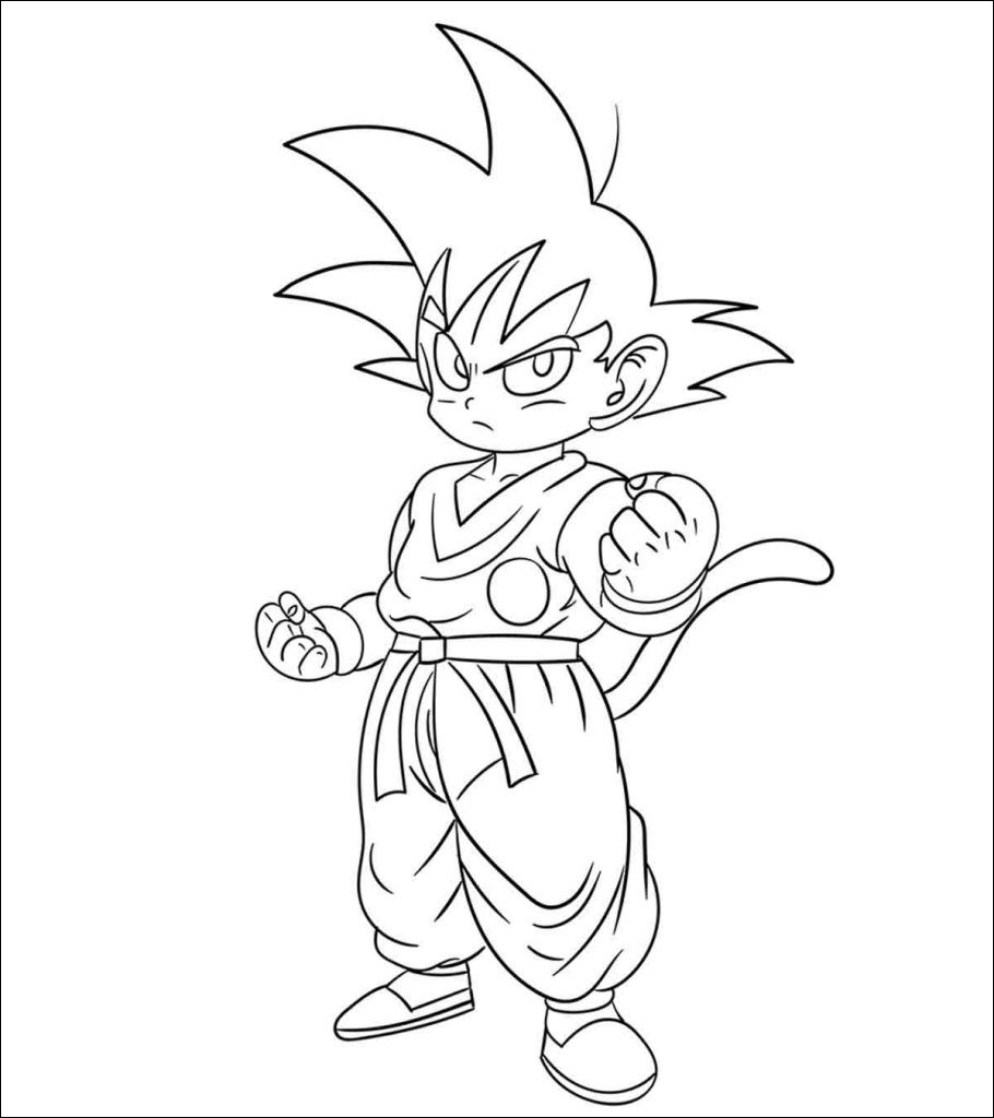 Dibujos para colorear e imprimir Dragon Ball Z