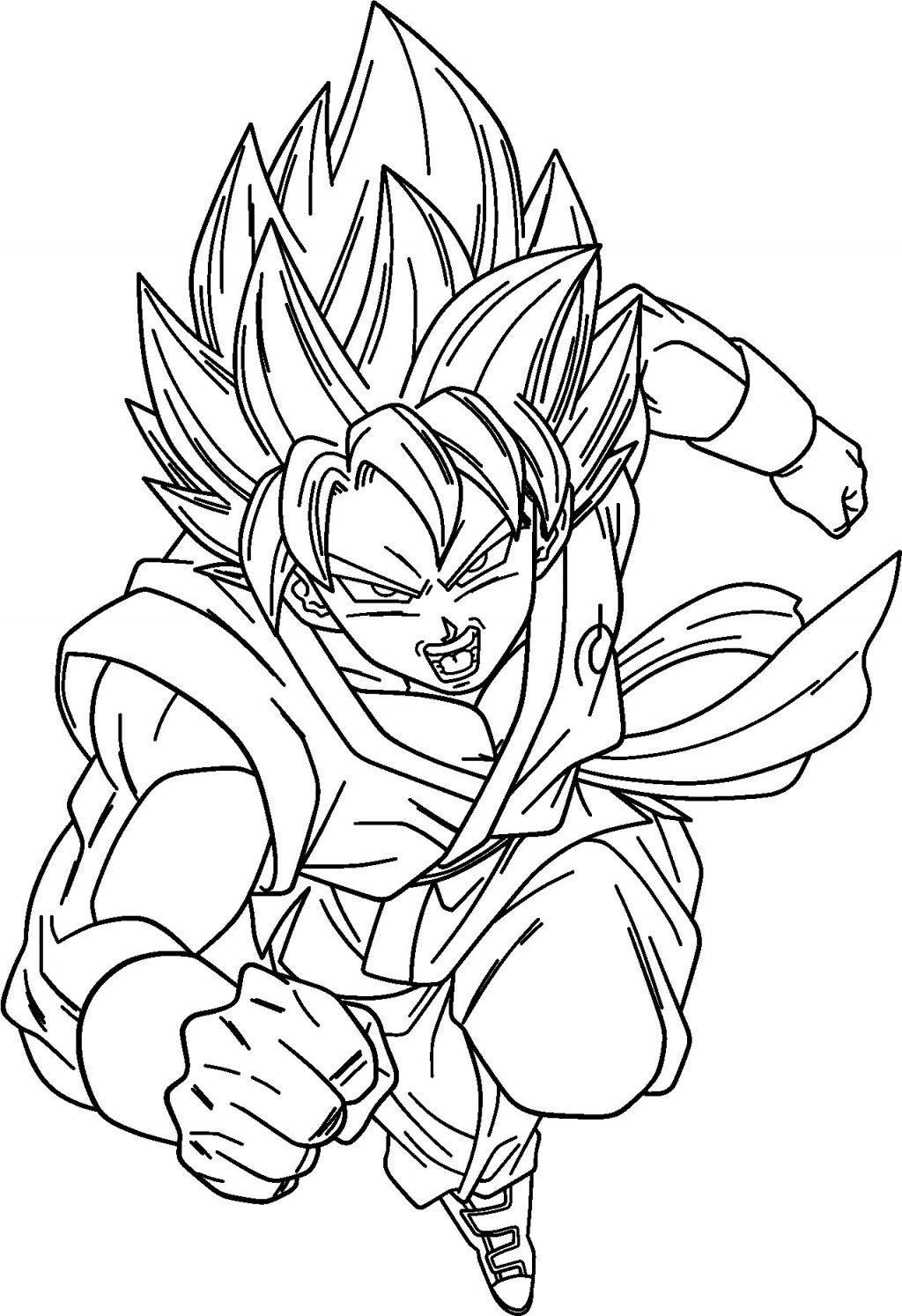 Dibujos para colorear e imprimir Dragon Ball Z