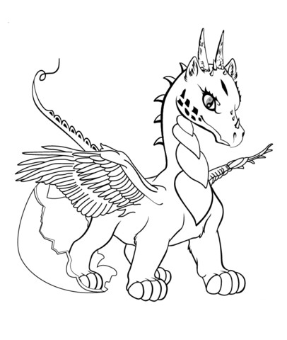 Dibujos para colorear e imprimir Dragones