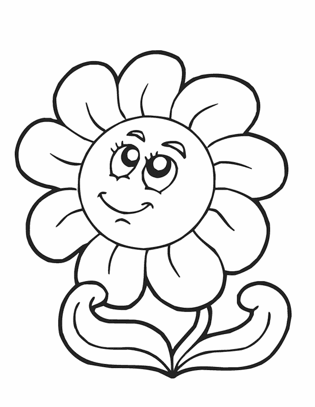 Dibujos para colorear e imprimir Flores