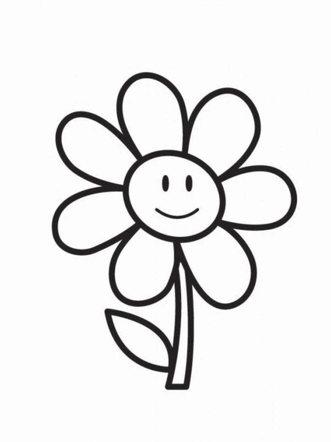 Dibujos para colorear e imprimir Flores