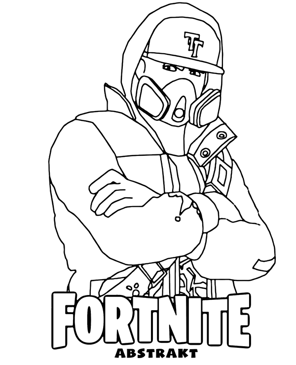 Dibujos para colorear e imprimir Fortnite