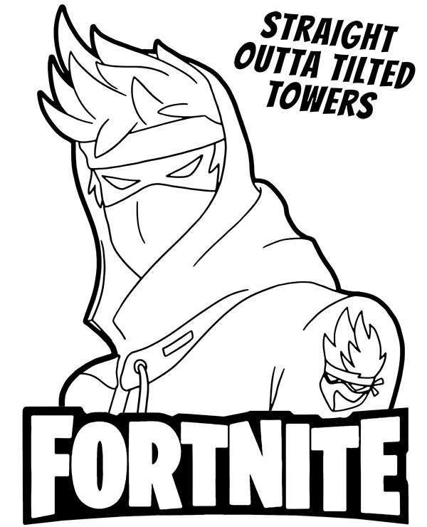 Dibujos para colorear e imprimir Fortnite