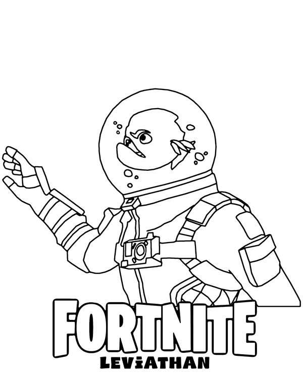 Dibujos para colorear e imprimir Fortnite