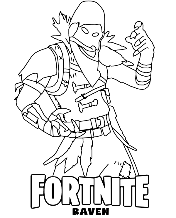 Dibujos para colorear e imprimir Fortnite