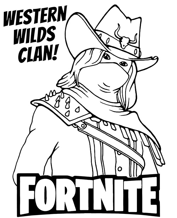 Dibujos para colorear e imprimir Fortnite