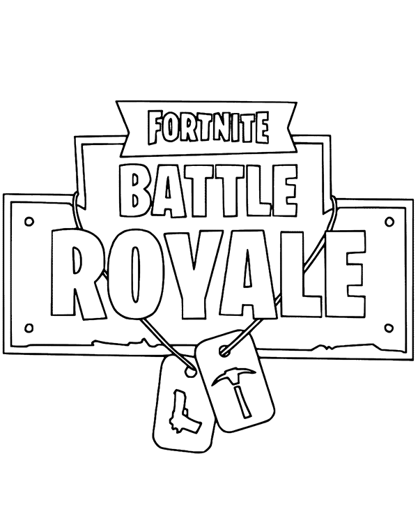 Dibujos para colorear e imprimir Fortnite