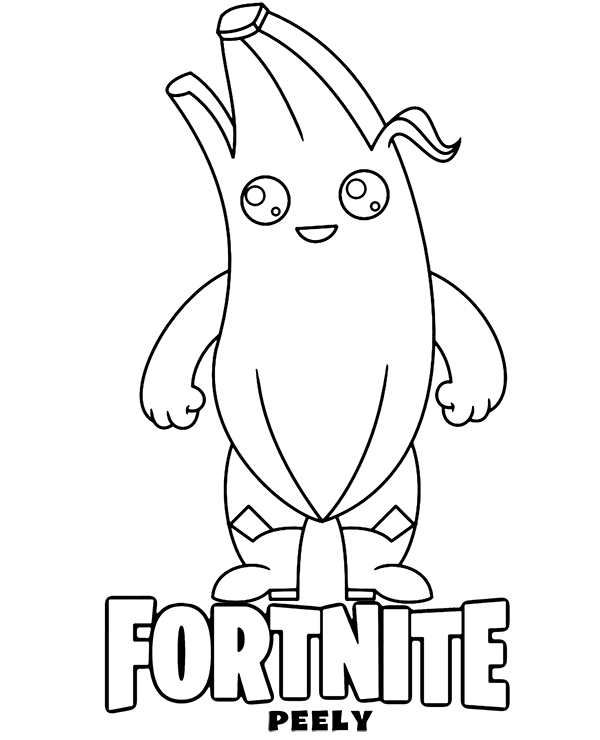 Dibujos para colorear e imprimir Fortnite