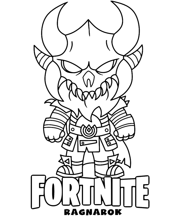 Dibujos para colorear e imprimir Fortnite