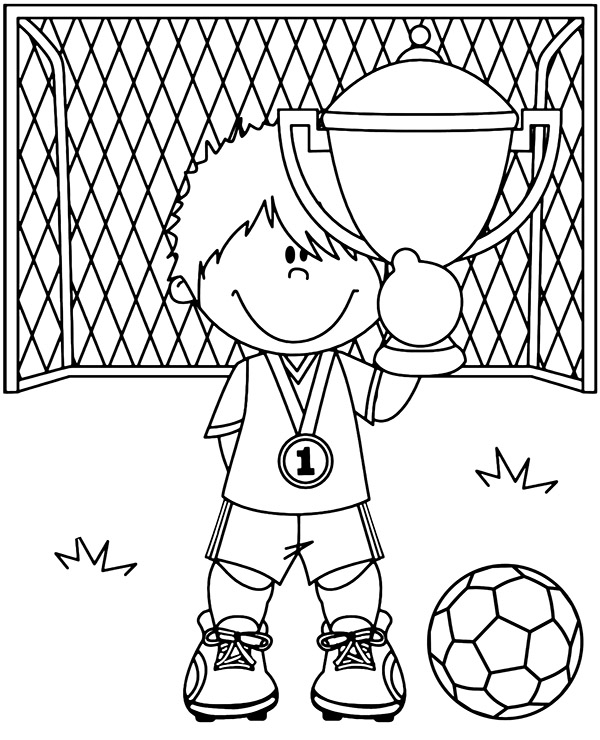 Dibujos para colorear e imprimir Fútbol