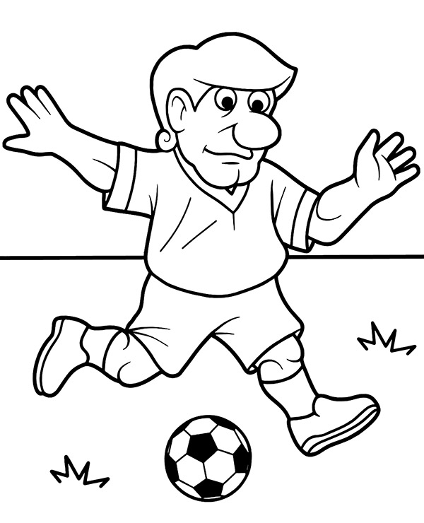 Dibujos para colorear e imprimir Fútbol