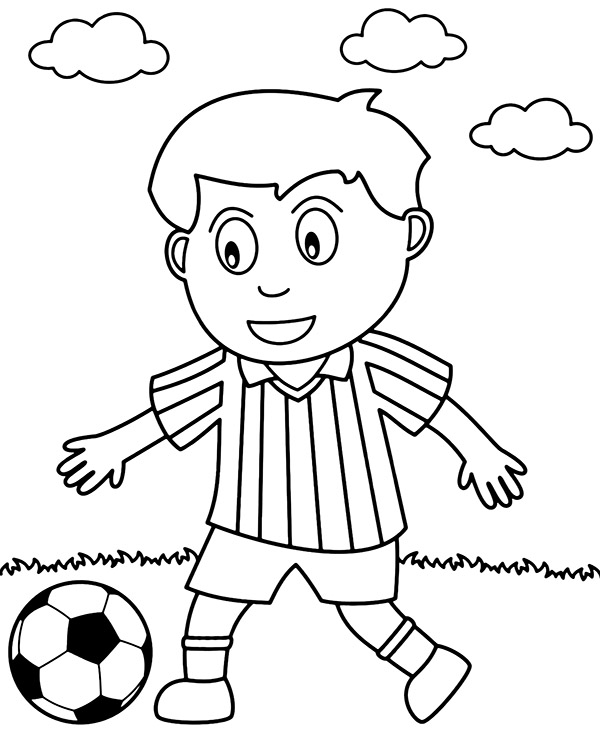 Dibujos para colorear e imprimir Fútbol