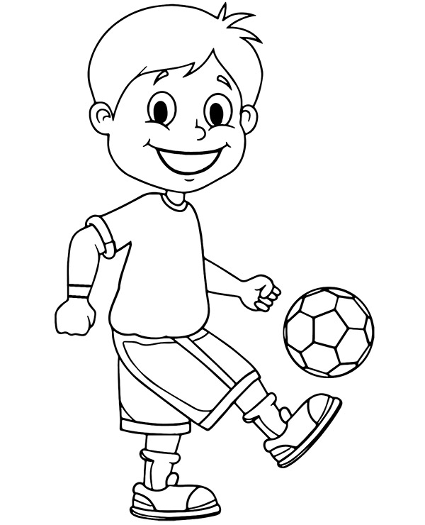 Dibujos para colorear e imprimir Fútbol