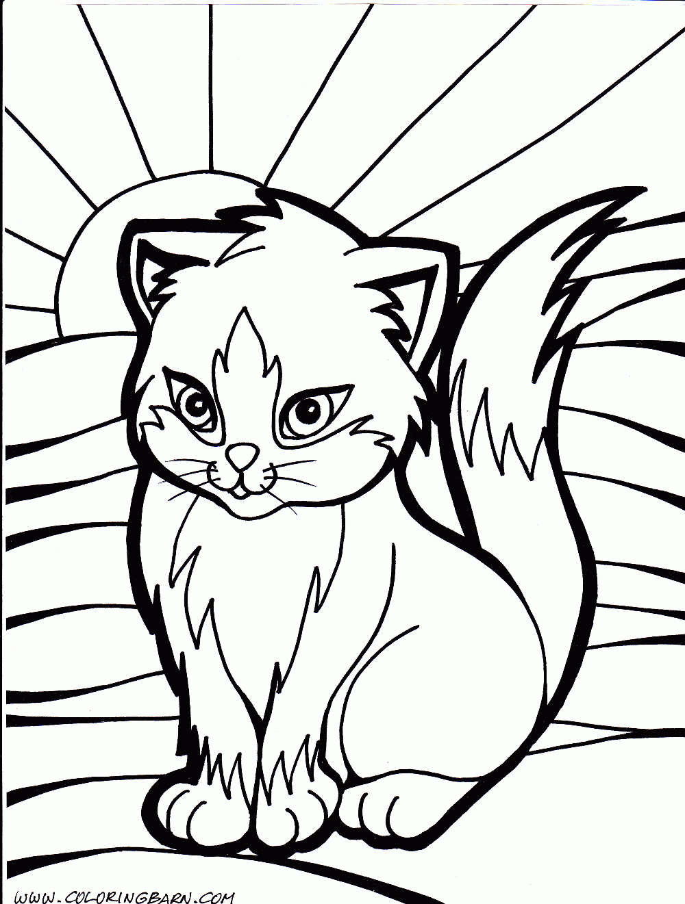 Dibujos para colorear e imprimir Gatos