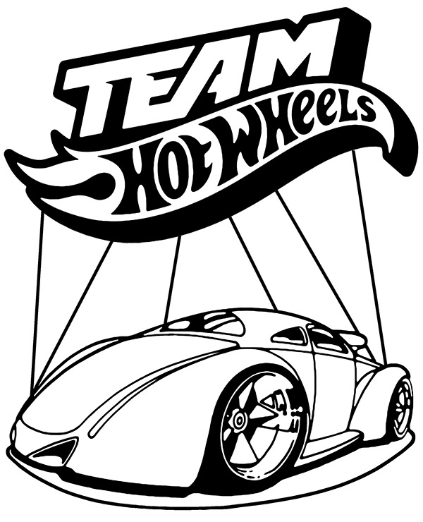 Dibujos para colorear e imprimir Hot Wheels