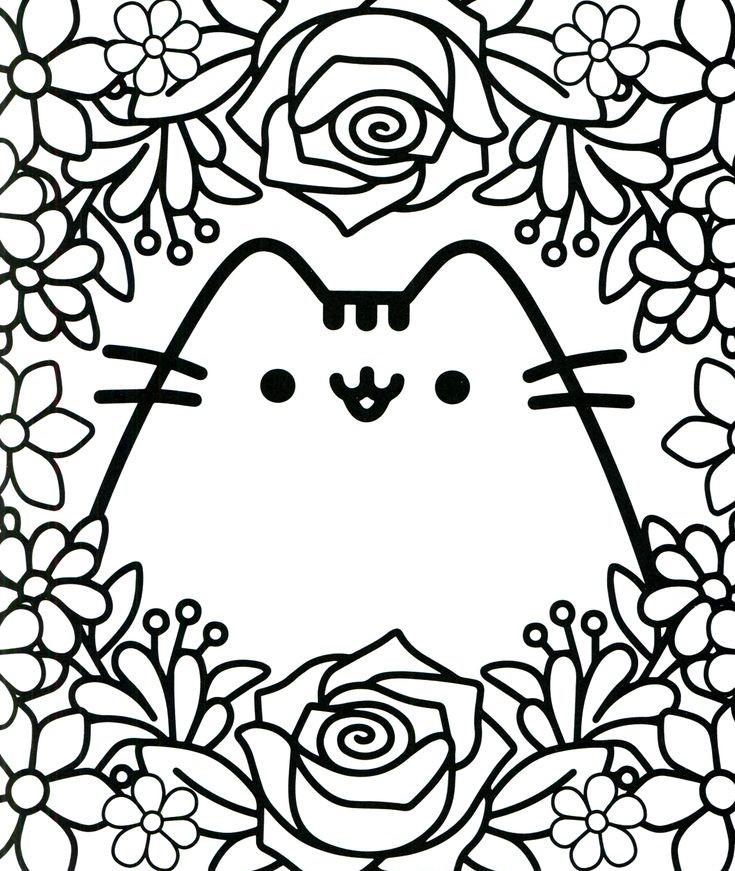 Dibujos para colorear e imprimir Kawaii