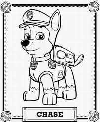 Dibujos para colorear e imprimir La Patrulla Canina