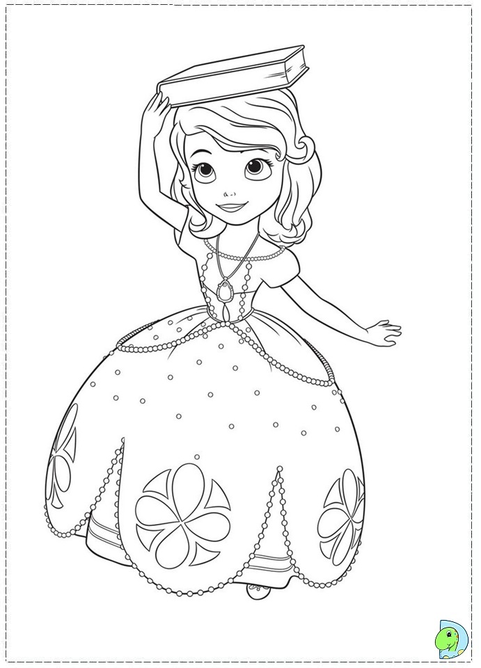 Dibujos para colorear e imprimir La Princesa Sofia