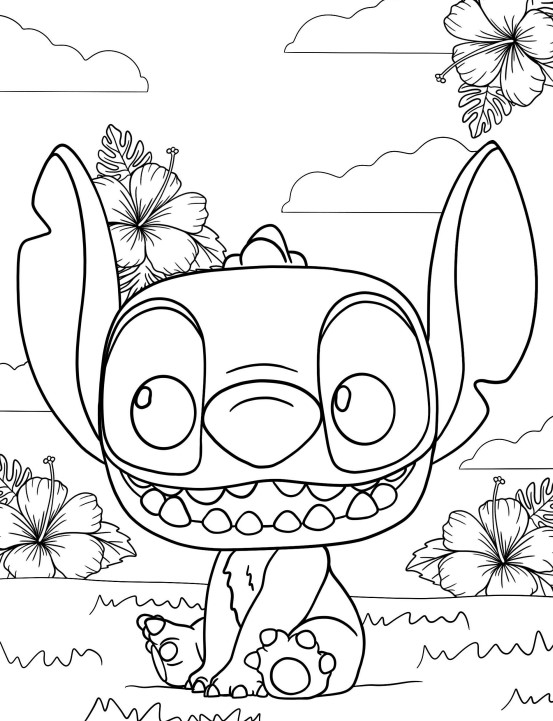 Dibujos para colorear e imprimir Lilo Y Stitch